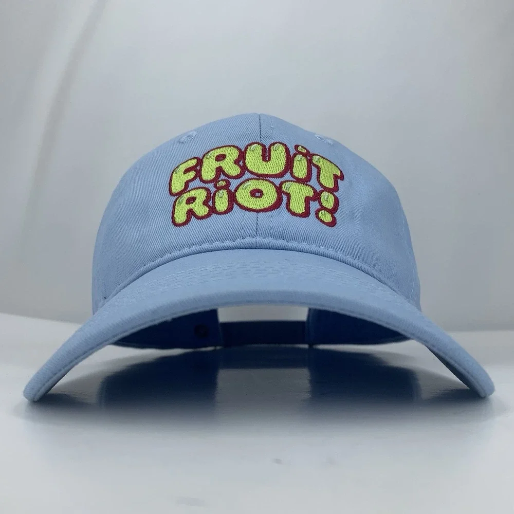 Fruit Riot Hat Not For Wimps Sour Candy OSFM Strapback Embroidered Baseball Cap